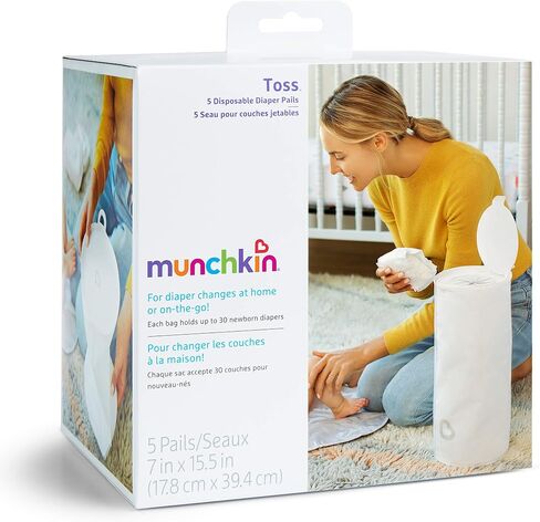 Munchkin® Arm and Hammer Diaper Bag Dispenser and 24 Diaper Disposal Bags in Saudi Arabia