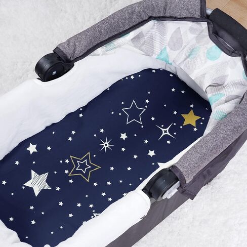 PHF 100% Cotton Bassinet Sheets 2 Pack, Soft Breathable Comfortable Cradle for Baby Boys Girls, Premium Fits Various Mattress Pad, Woodland Animals in Saudi Arabia