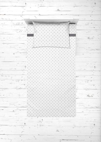 Bacati - Muslin Love Toddler Bedding (3 pc Toddler Bed Sheet Set, Black Plus/Cross) in Kuwait