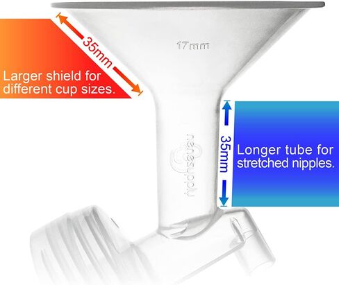 Nenesupply 24 مم قطعة واحدة من الشفاه المتوافقة مع Spectra S2 Spectra S1 9 Plus استبدال مضخات الثدي لأجزاء مضخة Spectra وشفة Spectra. متوافق مع أجزاء Spectra S2 وملحقات Spectra in Kuwait