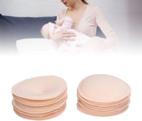 10pcs Breast Pads Washable Reusable Breathable Soft Cotton Prevent Leaks Breastfeeding Nursing Pad for Maternity Breast Feeding Perfect Shower Gift in Kuwait