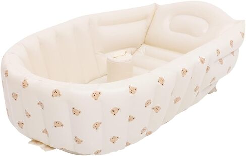 OUNONA Inflatable Baby Bathtub Toddler Bathtub Kid Infant Newborn Inflatable Foldable Shower Pool for Travel in Saudi Arabia