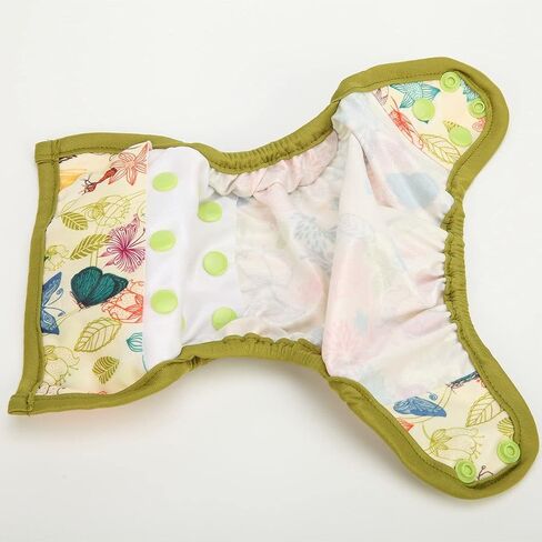 3 Newborn Baby Diaper Nappy Covers 8lbs-10lbs For Girls (Floral Bloom Rabbit Pack) in Saudi Arabia
