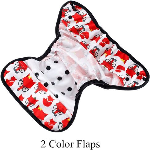 simfamily One Size Fit All Baby Reusable Waterproof Diaper Nappy Cover Double Gussets in Kuwait