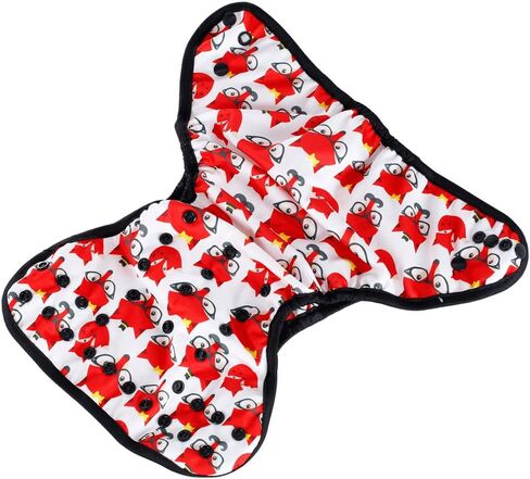 simfamily One Size Fit All Baby Reusable Waterproof Diaper Nappy Cover Double Gussets in Kuwait