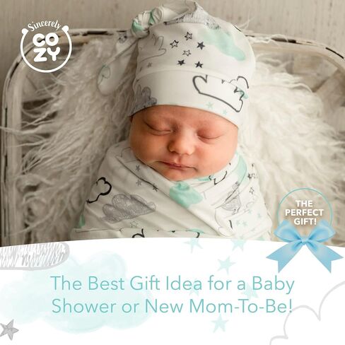 Luxury Rayon from Bamboo Headband & Baby Swaddle for Newborns 0-3 Months, Rose Petal Love Newborn Swaddle Blanket for Baby Girls, Hypoallergenic, Breathable & Buttery Soft in Saudi Arabia