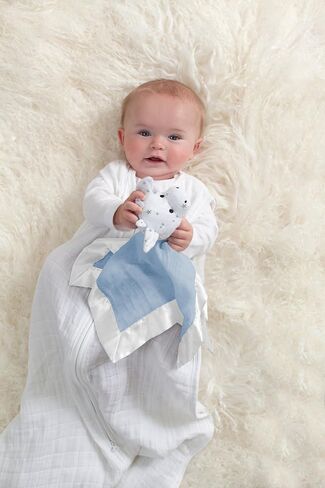 aden + anais Essentials Issie Security Blankets, Super Soft 100% Cotton Muslin, 2 Pack, Blushing Bunnies in Saudi Arabia
