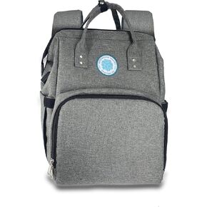 Hydrangea Island Trading Co Baby Diaper Backpack | Large Diaper Bag with Insulated Pockets, Stroller Straps, Laptop Pocket, Charging Station, Waterproof and Changing Pad | Essential Travel Diaper Bag in Kuwait