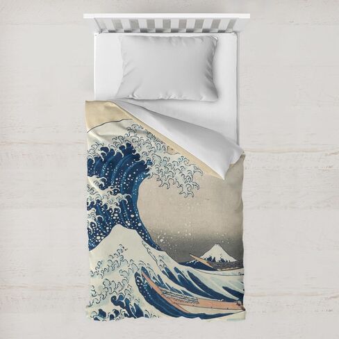 RNK Shops Great Wave Off Kanagawa Toddler Duvet Cover in Kuwait