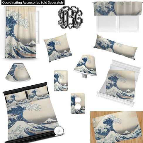 RNK Shops Great Wave Off Kanagawa Toddler Duvet Cover in Kuwait