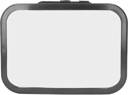 Car Interior Rearview Baby Mirror, Shatterproof Free Rotation Wide View Automotive Baby Safety Mirror with Adjust Straps in Saudi Arabia