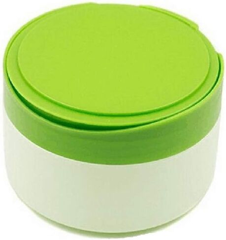 1Pcs Baby After-Bath Puff Box Body Talcum Powder Box Case Container Dispenser with Sifter and Powder Puff for Travel and Home Use(Green) in Saudi Arabia