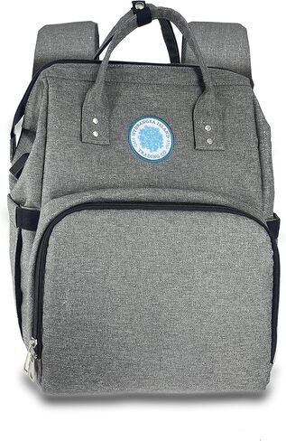 Hydrangea Island Trading Co Baby Diaper Backpack | Large Diaper Bag with Insulated Pockets, Stroller Straps, Laptop Pocket, Charging Station, Waterproof and Changing Pad | Essential Travel Diaper Bag in Kuwait