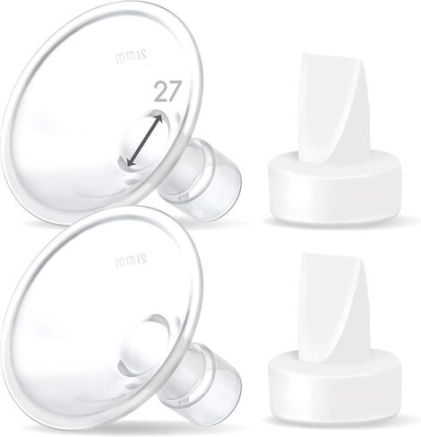 Maymom Compatible 17mm Breastshield Flange for Lansinoh Breastpump & Valve. Not Original Lansinoh Pump Parts. Replace Lansinoh Flange ComfortFit. Work with Lansinoh SignaturePro SmartPump Manual Pumps in Saudi Arabia