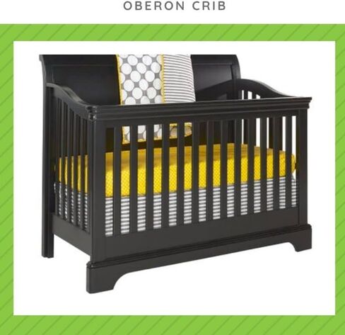 CC KITS Full-Size Conversion Kit Bed Rails for Oberon Crib (White) in Kuwait