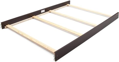 Full Size Conversion Kit Bed Rails for Select Lajobi Babi Italia, Bonavita, Europa Baby & Kathy Ireland Cribs | See Description for List of Compatible Cribs (Black/Licorice) in Saudi Arabia