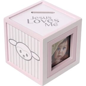 Precious Moments Precious Lamb Jesus Loves Me Cross Photo Frame Boy 163455 in Kuwait