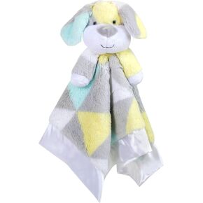 Minky Animal Snuggler Lovey Blanket for Kids, Babies, Boys, Girls, Gender Neutral Security Blanket with Stuffed Animal (Beary Blue Bear) in Kuwait