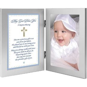 بويتري جيفتس هدية معمودية للطفل الرضيع، بطاقة مباركة في إطار، أضف صورة 4 × 6 انش in Kuwait
