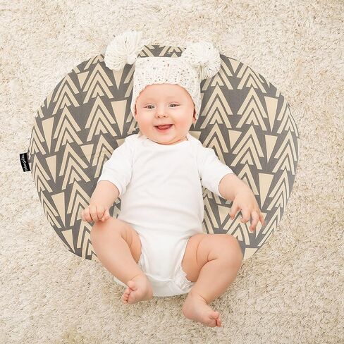 Beeboo Nursing Pillow and Positioner, Breastfeeding and Bottlefeeding Pillow, Removable and Washable Pillow Cover, Soft and Breathable Fabric, Fawn Brown in Saudi Arabia