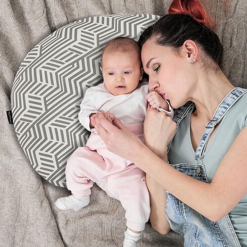 Beeboo Nursing Pillow and Positioner, Breastfeeding and Bottlefeeding Pillow, Removable and Washable Pillow Cover, Soft and Breathable Fabric, Fawn Brown in Saudi Arabia