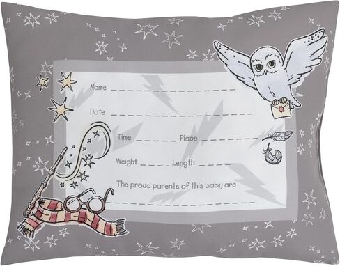 Warner Brothers Harry Potter Magical Moments Grey and White Keepsake Pillow in Saudi Arabia