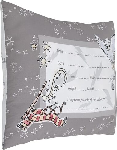 Warner Brothers Harry Potter Magical Moments Grey and White Keepsake Pillow in Saudi Arabia