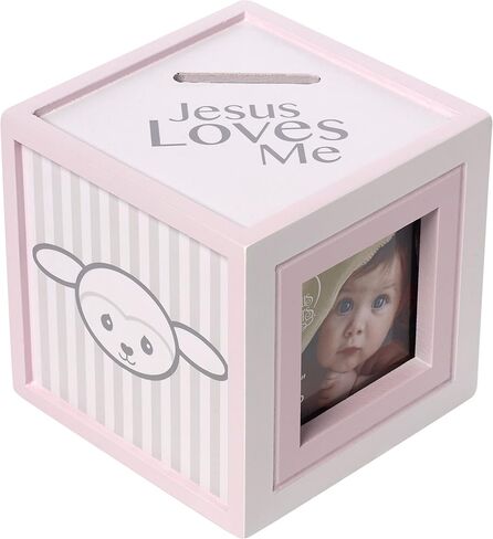 Precious Moments Precious Lamb Jesus Loves Me Cross Photo Frame Boy 163455 in Kuwait
