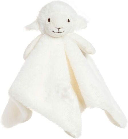 Apricot Lamb Luxury Snuggle Plush White Lamb Sheep Infant Stuffed Animals Security Blanket Nursery Character Blanket(White Lamb, 14 Inches) in Saudi Arabia