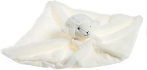 Apricot Lamb Luxury Snuggle Plush White Lamb Sheep Infant Stuffed Animals Security Blanket Nursery Character Blanket(White Lamb, 14 Inches) in Saudi Arabia