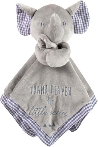 Minky Animal Snuggler Lovey Blanket for Kids, Babies, Boys, Girls, Gender Neutral Security Blanket with Stuffed Animal (Beary Blue Bear) in Saudi Arabia