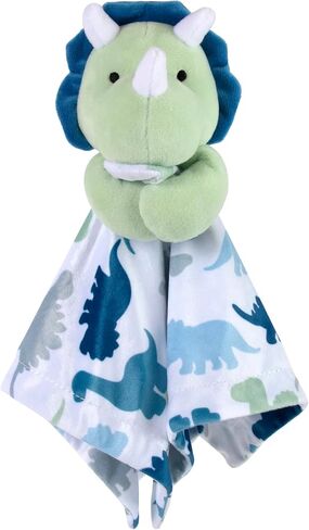 Minky Animal Snuggler Lovey Blanket for Kids, Babies, Boys, Girls, Gender Neutral Security Blanket with Stuffed Animal (Beary Blue Bear) in Saudi Arabia