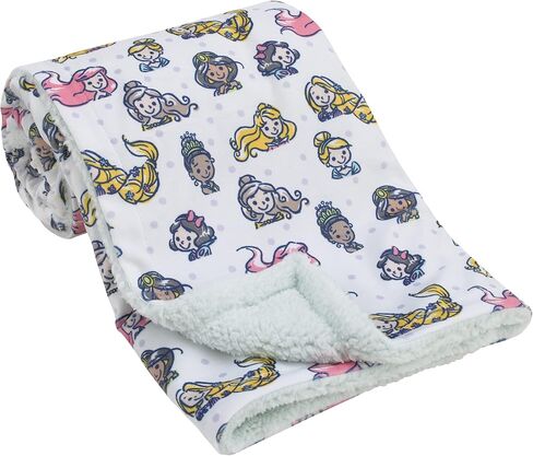 Disney Dumbo White and Grey Super Soft Baby Blanket with Sherpa Back in Saudi Arabia