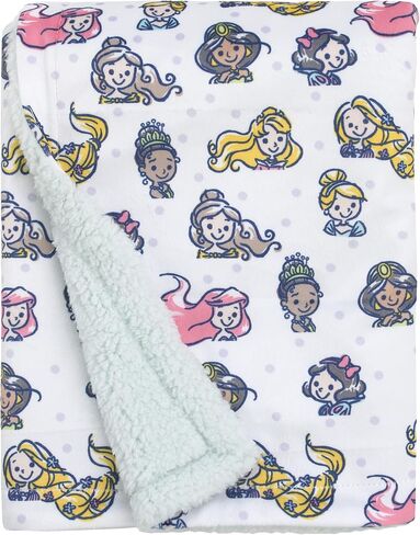 Disney Dumbo White and Grey Super Soft Baby Blanket with Sherpa Back in Saudi Arabia