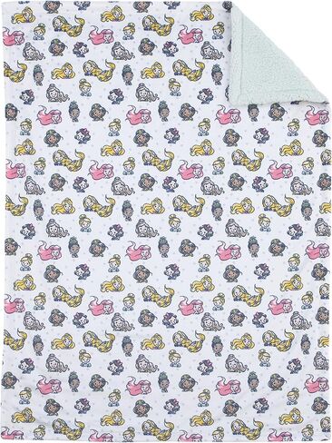 Disney Dumbo White and Grey Super Soft Baby Blanket with Sherpa Back in Saudi Arabia