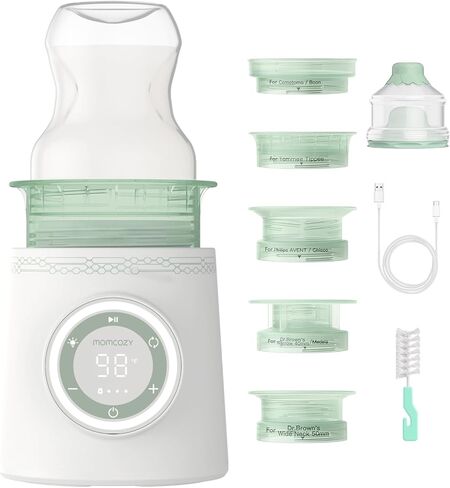 Momcozy Portable Bottle Warmer for Travel, Double Leak-Proof Travel Bottle Warmer with Fast Heating, Safety Material Baby Bottle Warmer for Dr. Brown, Philips Avent, Medala, Tommee Tippee, Comotomo in Saudi Arabia
