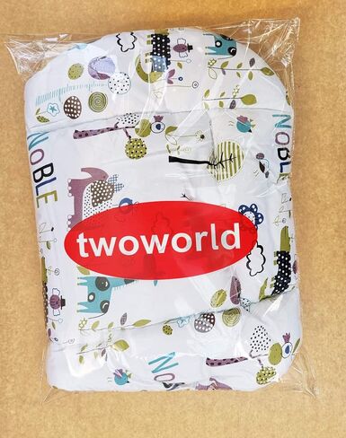 وسادة كرسي مرتفع من Twoworld، وسادة مقعد كبيرة سميكة لكرسي الأطفال المرتفع، غطاء وسادة قابل للتنفس (عالم الحيوان) in Kuwait