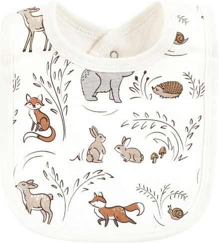 Touched by Nature Unisex Baby Organic Cotton Bibs, Taco, One Size in Saudi Arabia