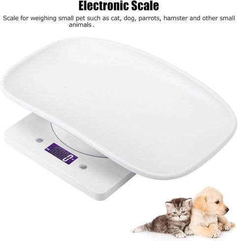 Small Pet Scale, Baby Scale 10kg/1g Digital Small Pet Weight Scale Multi-Function Baby Scale for Dog Cat Hatching and Food Weighing, Measure Tool Electronic Kitchen Scale in Kuwait