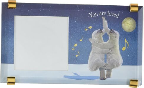 DEMDACO You are Loved 7.5 x 4.25 Enamel with Metal Accents Picture Frame in Saudi Arabia