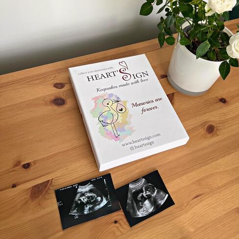 Heart's Sign Sonogram Picture Frame - Pregnancy Gifts | Pregnant Wife Gift | Ultrasound Photo Frame, Gift for Expecting Moms, Gifts for Pregnant Women, Mom to be Gifts, Mothers Day Gift in Saudi Arabia