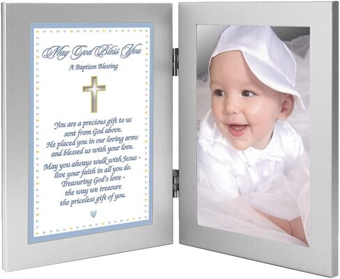 بويتري جيفتس هدية معمودية للطفل الرضيع، بطاقة مباركة في إطار، أضف صورة 4 × 6 انش in Kuwait