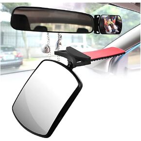 Baby Car Interior Rearview Mirror, Special Mirrors For Observing The Rear Row, Convex Wide Angle HD Clear Baby Child Vehicle Seat Auxiliary Mirror, Universal for SUV Truck Van in Saudi Arabia