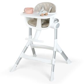 BABY JOY High Chair for Babies & Toddlers, Adjustable Convertible Baby Highchair w/ 5 Heights, Removable Dishwasher Safe Tray, Footrest, 5-Point Safety Harness & Waterproof Seat Cushion, 6-36 Months in Saudi Arabia