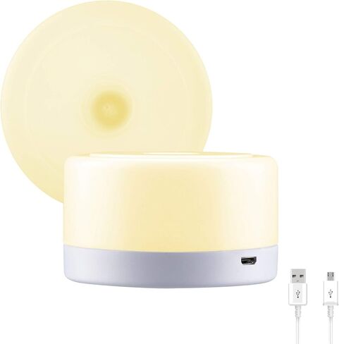 S SELDORAUK Touch Night Lights for Kids with Dimming Function, Rechargeable Baby Nursery Night Light, Dimmable Bedside Lamp for Breastfeeding and Sleep (Warm White, 2Pack) in Kuwait