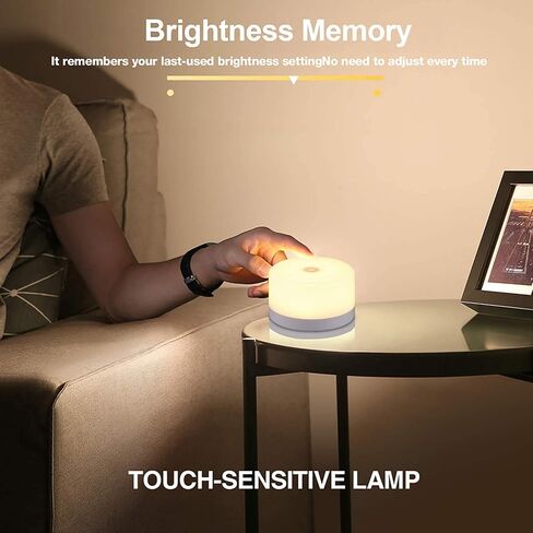 S SELDORAUK Touch Night Lights for Kids with Dimming Function, Rechargeable Baby Nursery Night Light, Dimmable Bedside Lamp for Breastfeeding and Sleep (Warm White, 2Pack) in Kuwait