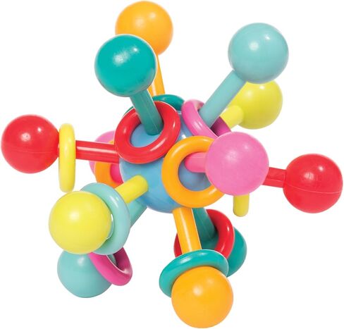 Manhattan Toy Atom Rattle & Teether Grasping Activity Baby Toy in Kuwait