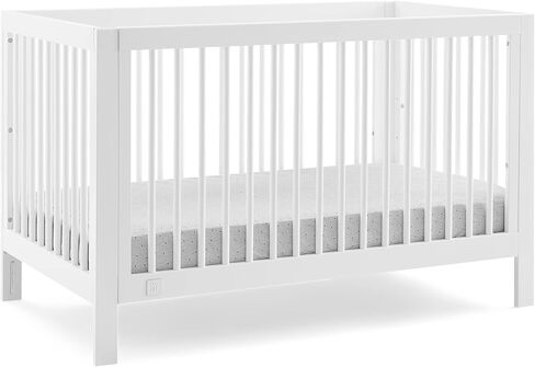 Delta Children babyGap Charlie 6-in-1 Convertible Crib + Brannan Bear Bookcase with Bins + Brannan Bear Wall Shelf with 4 Hooks, Bianca White (Bundle) in Saudi Arabia