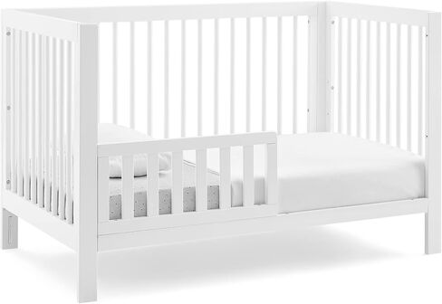 Delta Children babyGap Charlie 6-in-1 Convertible Crib + Brannan Bear Bookcase with Bins + Brannan Bear Wall Shelf with 4 Hooks, Bianca White (Bundle) in Saudi Arabia