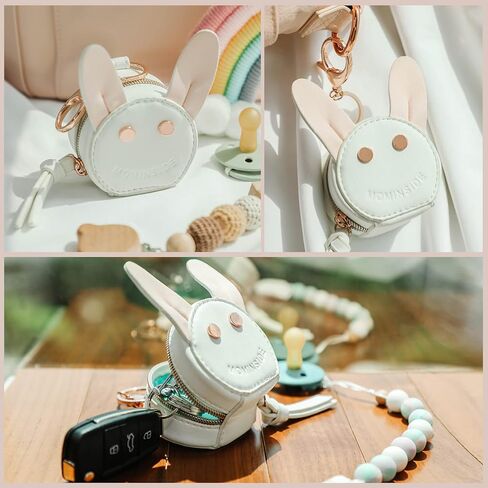 حقيبة حفاضات من MOMINSIDE، حامل علبة اللهاية مع مشبك، حقيبة ظهر جلدية للأطفال، بحث في سجل الطفل، 14 جيبًا، 4 جيوب معزولة، وسادة تغيير الحفاضات in Kuwait